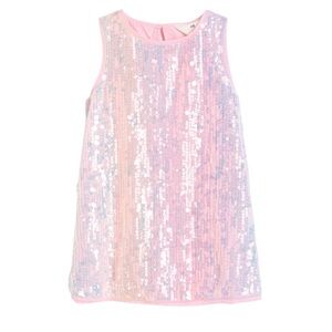 H&M Kids Sequin A-Line Dress- Pink Blue and Purple Size 3T
